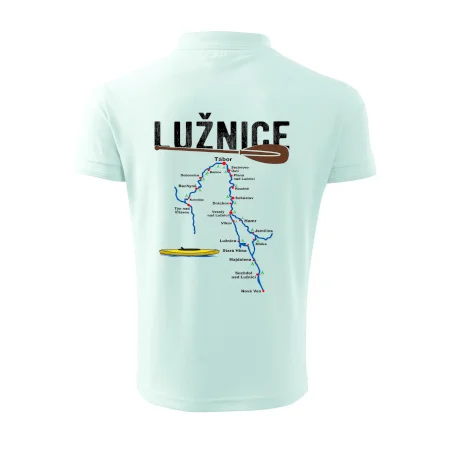 Mapa řeky Lužnice
