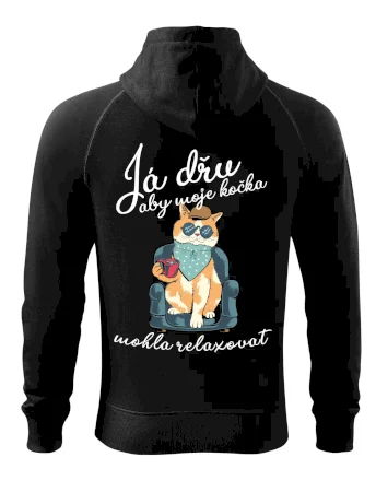 Já dřu, aby moje kočka mohla relaxovat