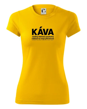 Káva daňově uznatelný náklad na příčetnost