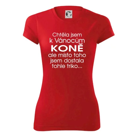 Chtěla jsem k Vánocům koně