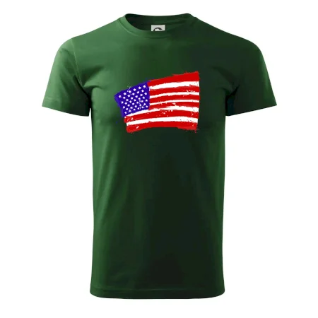 Americká vlajka ohnutá