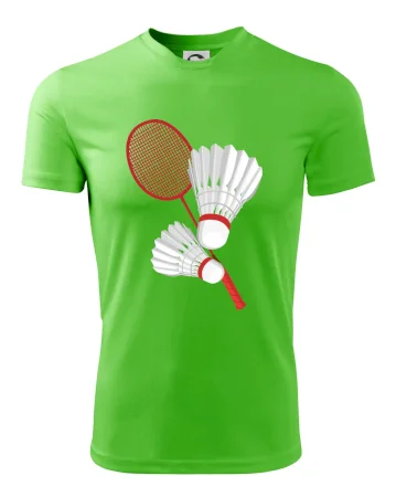 Badminton - pálka a košík