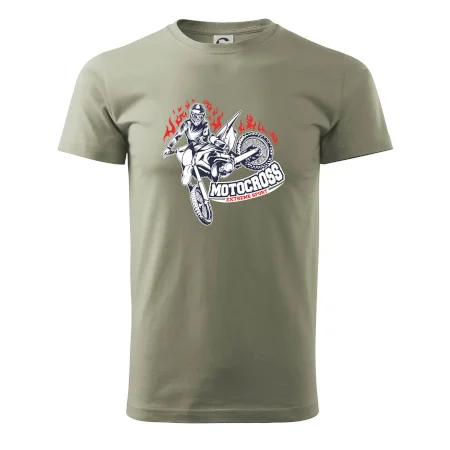 Motocross extreme sport fire
