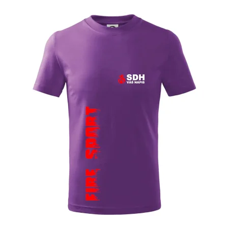 SDH nápis (oheň, firesport, název sboru - vlastní nápis)