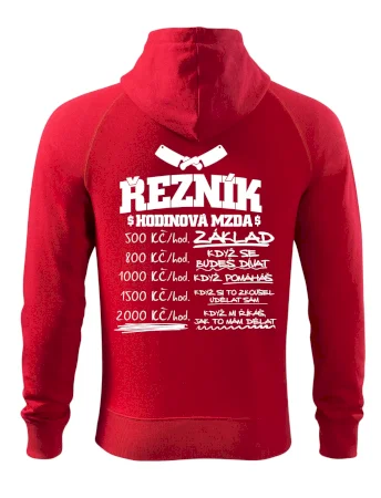Hodinová mzda řezník