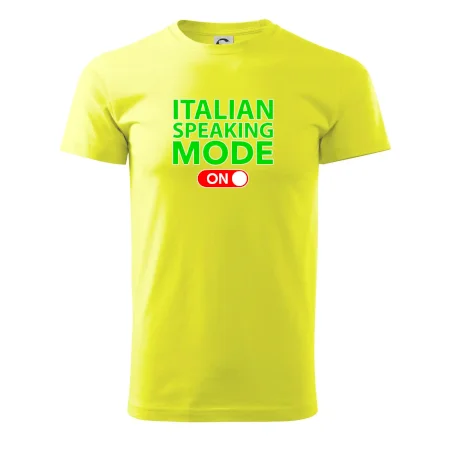 Italian speaking mode - ON