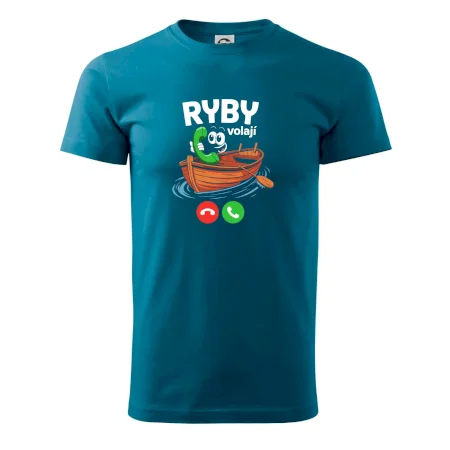 Karikatura ryby volají