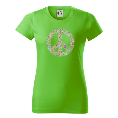 Peace symbol lístečky