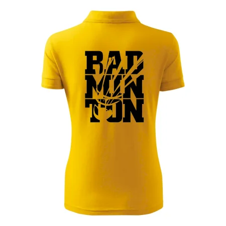 Badminton nápis