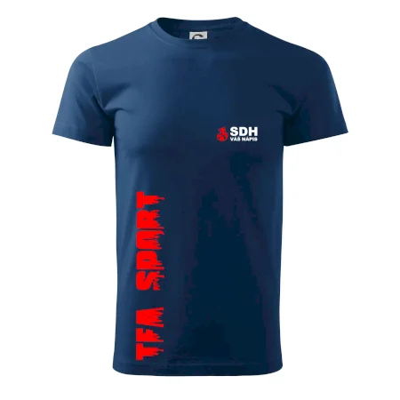 TFA Sport SDH (červený oheň) - Vlastní nápis