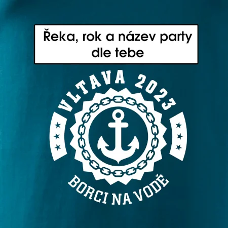 Na vodu - kotva (vlastní nápis)