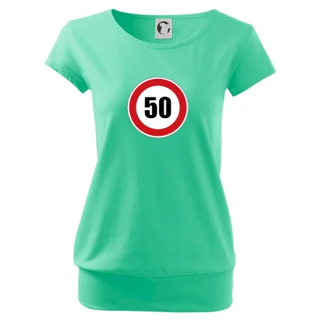 Dopravní značka - omezení rychlosti 50
