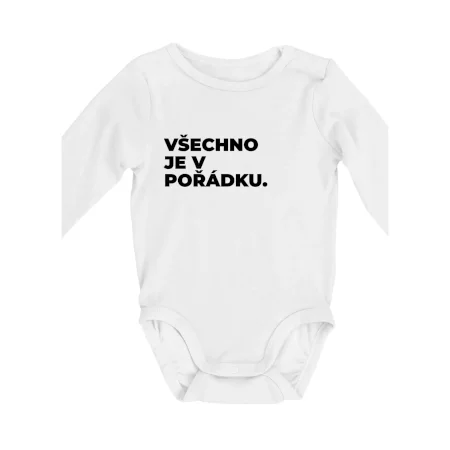 VŠECHNO JE V POŘÁDKU.