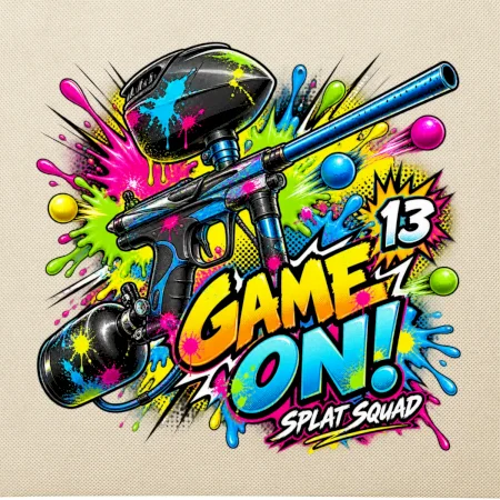 Barevná exploze game on paintball