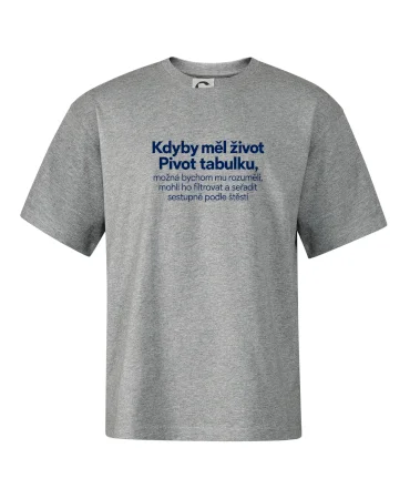 Kdyby měl život pivot tabulku