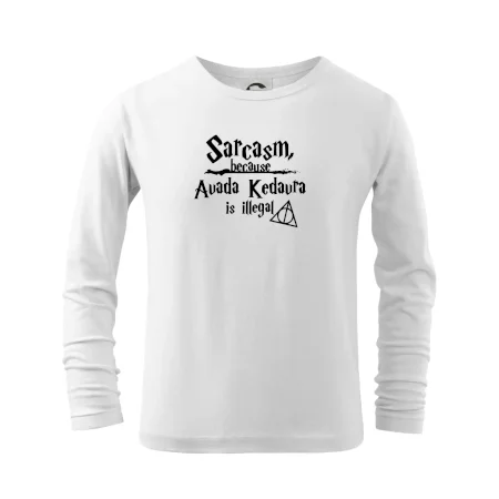 Harry - Sarcasm, because Avada Kedavra is illegal