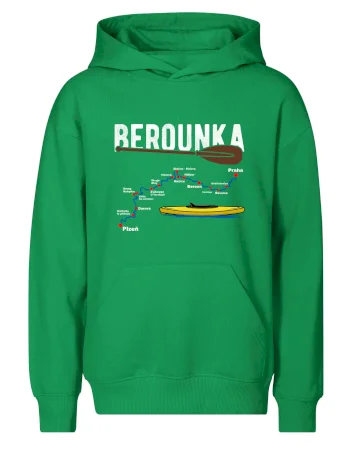 Mapa řeky Berounky