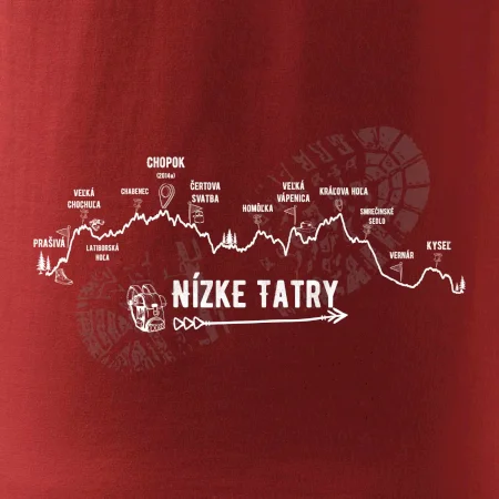 Profil kopca - Nízke Tatry