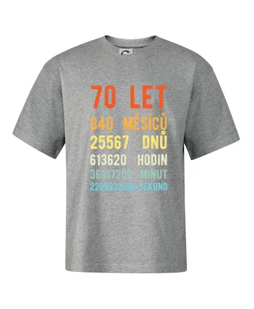 Narozeniny 70 přepočet času