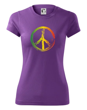 Peace symbol paint