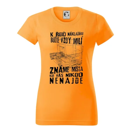 K řidiči náklaďáku buďte vždy milý
