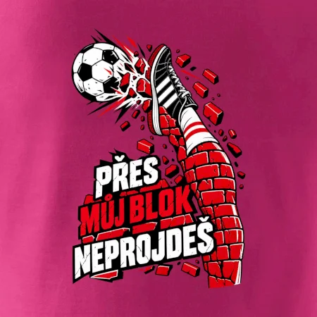 Nohejbalový neprostupný blok