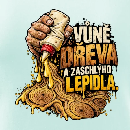 Vůně dřeva a zaschlýho lepidla - kapající lepidlo a letokruhy