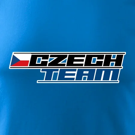 Czech team s vlajkou - Mistrovství světa v ledním hokeji 2026
