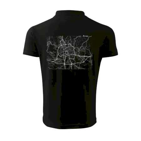 Černobílá mapa Brno