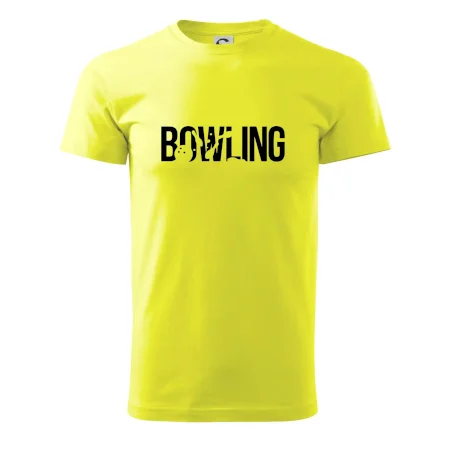 Bowling nápis kuželky