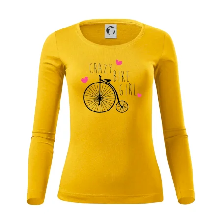 Crazy bike girl