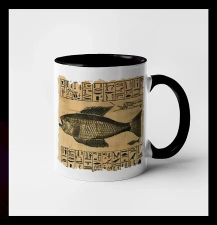 Egyptské hieroglyfy ryba