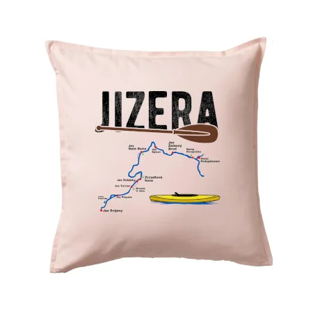 Mapa řeky Jizery