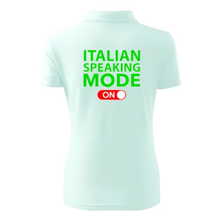 Italian speaking mode - ON
