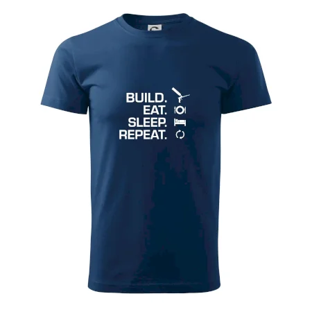 Build eat sleep repeat - montážní pěna
