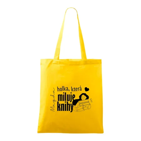 Černobílá holka, která miluje knihy - Vaše jméno