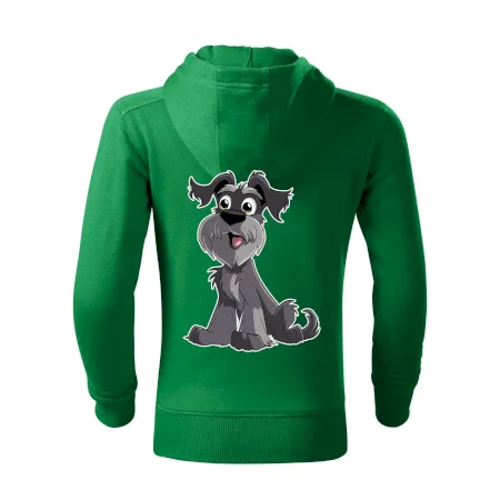Knírač kreslený sedící