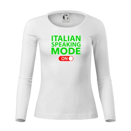 Italian speaking mode - ON