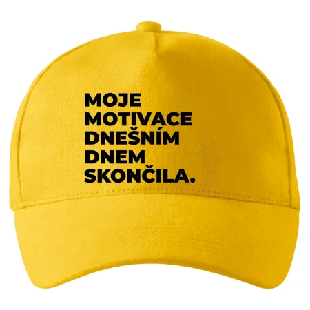 MOJE MOTIVACE DNEŠNÍM DNEM SKONČILA.