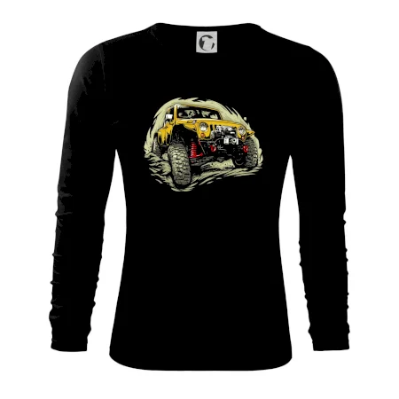 Žlutý offroad s navijákem
