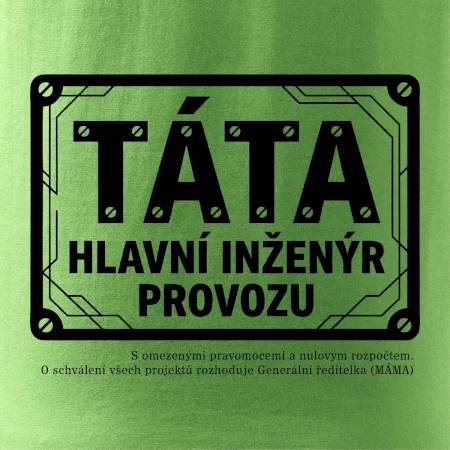 Táta hlavní inženýr provozu