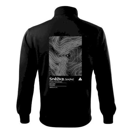 Sněžka - vrstevnice v obdélníku