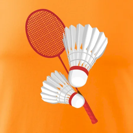 Badminton - pálka a košík
