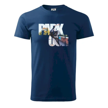 Parkour nápis ve městě