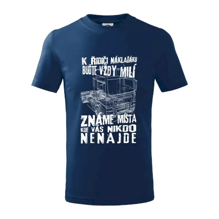 K řidiči náklaďáku buďte vždy milý