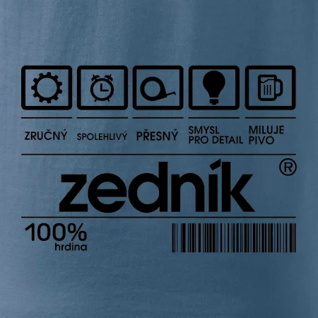 Čárový kód zedník