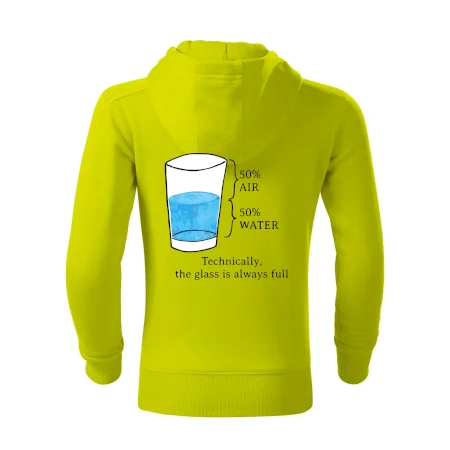 Technically, the glass is always full