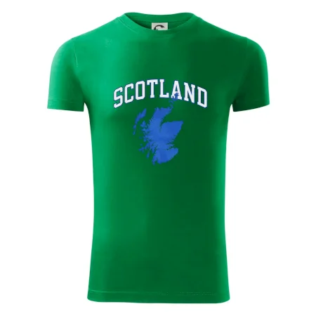 Scotland nápis s mapou