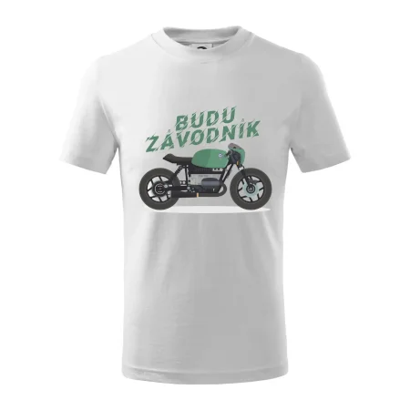 Budu závodník  zelený cafe racer