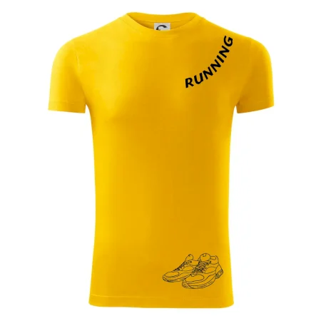 Running nápis šikmo